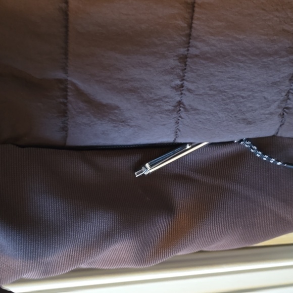 FLX BRAND MEN'S BROWN FRONT ZIPPERED QUILTED OUTDOOR JACKET COAT SIZE XL - Picture 7 of 16